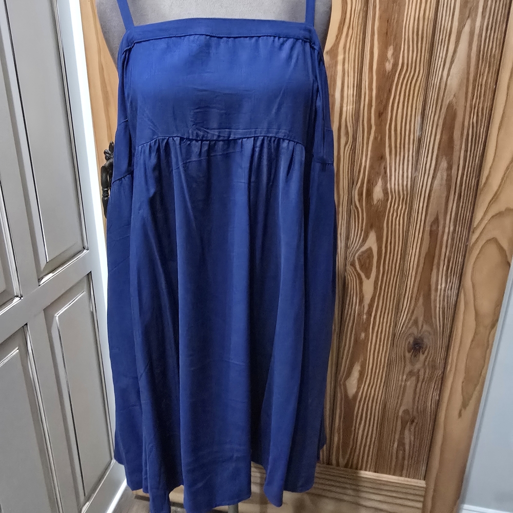 Elegant Blue Women's Dress